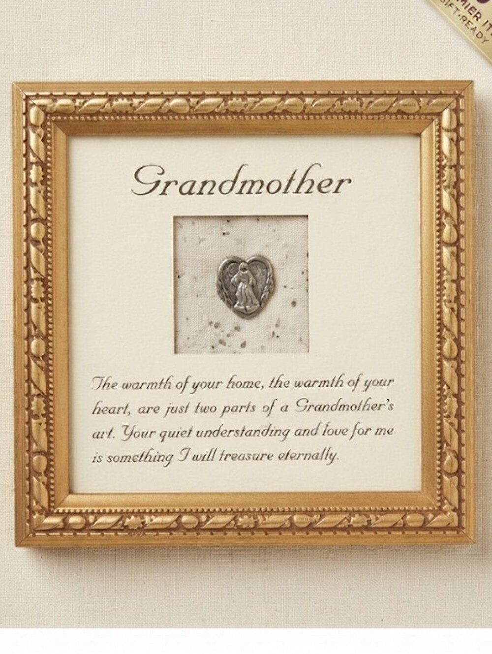 ✨ Vintage Framed Grandmother Poem Plaque ✨